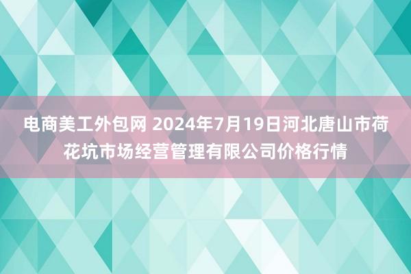 电商美工外包网 2024年7月19日河北唐山市荷花坑市场经营管理有限公司价格行情